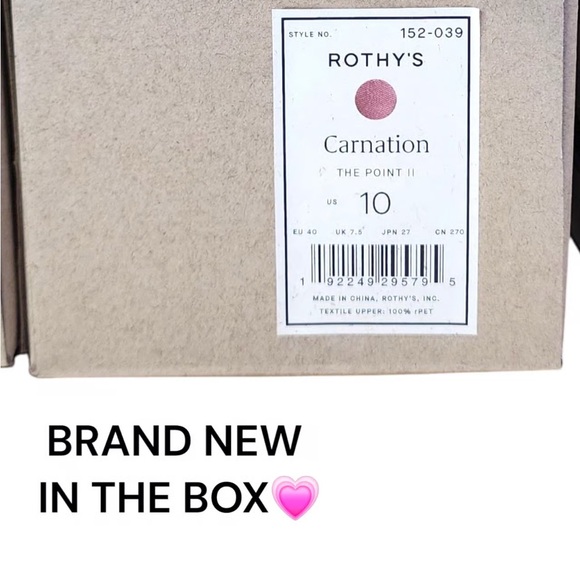 Rothy's Pink and Blue Women's Flats - Picture 7 of 7